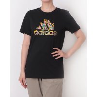 adidas/アディダス adidas レディース 半袖Tシャツ フローラル バッジ オブ スポーツ グラフィック半袖Tシャツ HR5320/508299414