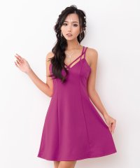 Tika/ティカ Tika キャバドレス シンプル バストコード キャミソール 谷間魅せ フレアミニドレス (S～XLサイズ)/508299720