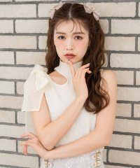 couture BY ROJITA/クチュールバイロジータ couture BY ROJITA ショルダーリボンノースリブニット/508299895