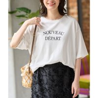 Honeys/ハニーズ Honeys ロゴプリントゆるTシャツ トップス Tシャツ 半袖 レディース/508312191