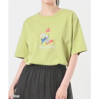 Honeys/ハニーズ Honeys ズートピア／ゆるTシャツ トップス Tシャツ 半袖Tシャツ カットソー 半袖 ズートピア キャラクター ゆったり キッズ 子供 綿混 レ/508312219
