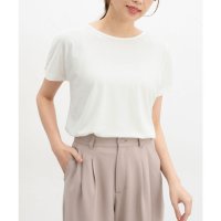 Honeys/ハニーズ Honeys ビジュー付トップス トップス カットソー 半袖 UVカット 吸水速乾 オフィス きれいめ ビジュー フレンチ袖 無地 レーヨン混 レディ/508312317
