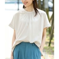 Honeys/ハニーズ Honeys フレンチスリーブトップス トップス カットソー 半袖 ハニさら UVカット 接触冷感 速乾ドライ フレンチ袖 綿混 無地 フェミニン レ/508312320