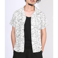 LUXSTYLE/ラグスタイル LUXSTYLE レーヨン半袖アロハシャツ/アロハシャツ 柄シャツ メンズ レディース 大きいサイズ サマー 総柄 ボタニカル 開襟 レーヨン/508312332