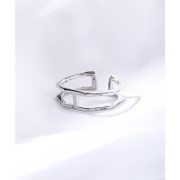 LUXSTYLE/ラグスタイル LUXSTYLE ユニセックスメタリックリング/シルバーリング S925 アクセサリー アクセ メンズアクセ ジュエリー 銀色/508312354
