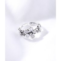 LUXSTYLE/ラグスタイル LUXSTYLE ユニセックスメタリックリング/シルバーリング S925 アクセサリー アクセ メンズアクセ ジュエリー 銀色/508312354