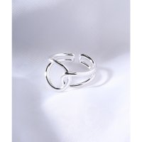 LUXSTYLE/ラグスタイル LUXSTYLE ユニセックスメタリックリング/シルバーリング S925 アクセサリー アクセ メンズアクセ ジュエリー 銀色/508312354
