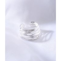 LUXSTYLE/ラグスタイル LUXSTYLE ユニセックスメタリックリング/シルバーリング S925 アクセサリー アクセ メンズアクセ ジュエリー 銀色/508312354
