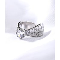 LUXSTYLE/ラグスタイル LUXSTYLE ユニセックスメタリックリング/シルバーリング S925 アクセサリー アクセ メンズアクセ ジュエリー 銀色/508312354