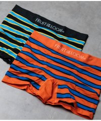 ar/mg/エーアールエムジー ar/mg 【FRUIT OF THE LOOM】ワイドボーダー成型ボクサー 2P SET 【返品不可商品】/508312461