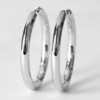 TOMWOOD/トムウッド TOM WOOD ピアス クラシック Hoops Large 100189 S925 SILVER/508312641