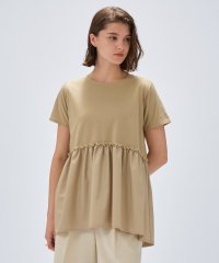 cloenc/【マシンウォッシュ】ドッキングチュニックTシャツ/508316381