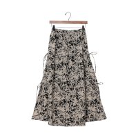 READY MADES/レディメイド LADYMADE サイドリボンサテンティアードスカート/508316751