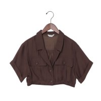 READY MADES/レディメイド LADYMADE クロップドワークシャツ/508316761