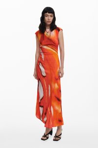Desigual/デシグアル Desigual ドレープのあるロングドレス/508316784