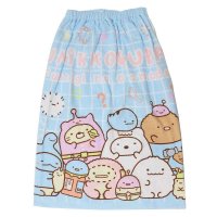 cinemacollection/シネマコレクション cinemacollection すみっコぐらし ラップタオル プールスカートタオル 80丈 ふしぎなおともだち サンエックス 犬飼タオル /508316910
