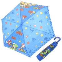 cinemacollection/シネマコレクション cinemacollection スーパーマリオ 折りたたみ傘 折畳傘 シルエット バンダイ 折り畳み傘 子供 キャラクター グッズ/508316912