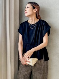 LAUTREAMONT/ロートレアモン LAUTREAMONT 【WEB限定】ライトドライペプラムカットソー/508317242