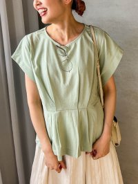 LAUTREAMONT/ロートレアモン LAUTREAMONT 【WEB限定】ライトドライペプラムカットソー/508317242