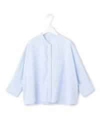 ICB（LARGE SIZE）/【接触冷感・UVカット・洗える】ヴィンテージスパンブロード バンドカラーシャツ/508317445