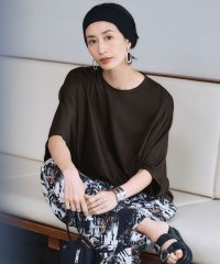 ICB（LARGE SIZE）/【洗える】Ly.Coハイゲージ ドルマンスリーブプルオーバー/508317451