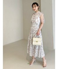 SNIDEL/Sustainableヘアラインフラワープリントワンピース/508317460
