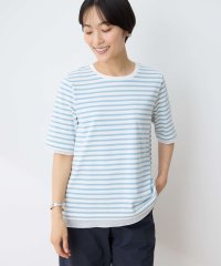 DECOY Since1981/デコイ DECOY 部分シアーボーダーTシャツ/508317493