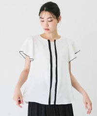 JAYRO/配色ラインブラウス/508317497