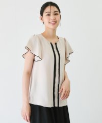 JAYRO/配色ラインブラウス/508317497