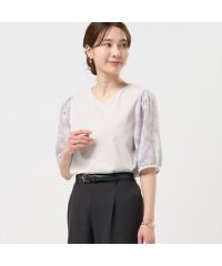 TOKYO SHIRTS/トーキョーシャツ TOKYO SHIRTS オパール袖 プルオーバー 五分袖 レディース/508317637