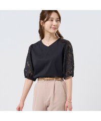 TOKYO SHIRTS/トーキョーシャツ TOKYO SHIRTS オパール袖 プルオーバー 五分袖 レディース/508317638