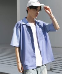 SENSE OF PLACE by URBAN RESEARCH/バイカラーオープンカラーショートスリーブシャツ/508317697