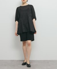 KBF/パネルラインシアーブラウス/508317794