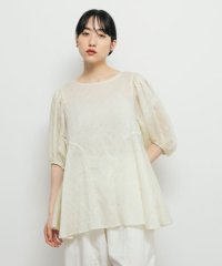 KBF/パネルラインシアーブラウス/508317794