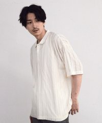 RATTLE TRAP/ストライプシアーポロシャツ/508317951