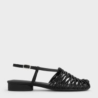 CHARLES & KEITH/ウーブン スリングバックサンダル/508317957