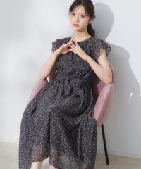 Couture Brooch/【一枚で着映える・楽ちん・ドライタッチ】フリルスリーブワンピース/508317977
