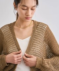 ROPE'/テープヤーン メッシュ ボレロ カーディガン/洗える/508318052