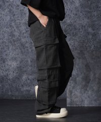 1111clothing/ワンフォークロージング 1111clothing 12ozデニム オーバーダイ Wポケット カーゴパンツ/508318320