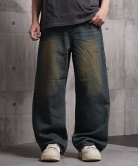 1111clothing/ワンフォークロージング 1111clothing 12ozデニム オーバーダイ バギーパンツ/508318321