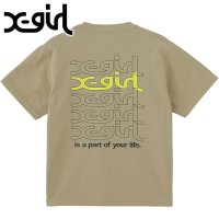 X-girl/エックスガール X－girl REPEAT MILLS LOGO S/S TEE WHITE ホワイト 白 [105252011005]/508318505