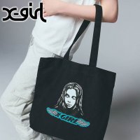 X-girl/エックスガール X－girl ANGEL FACE PATCH TOTE BAG WHITE ホワイト 白 [105252053002]/508318506
