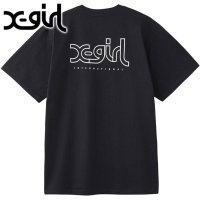 X-girl/エックスガール X－girl MILLS LOGO S/S TEE WHITE [105258011006]/508318509