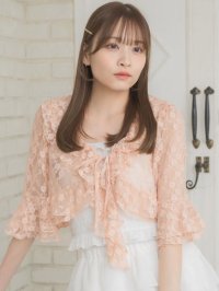 Emsexcite/エムズエキサイト ems excite レースフリルボレロ＆キャミSET/508318615