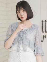 Emsexcite/エムズエキサイト ems excite レースフリルボレロ＆キャミSET/508318615