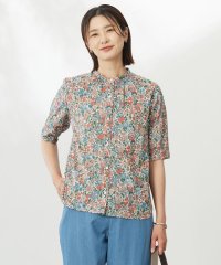 J.PRESS LADIES/【洗える】LIBERTY バンドカラー ブラウス/508318835