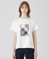 BLUE LABEL CRESTBRIDGE/【一部店舗限定】クレストブリッジチェックプリントTシャツ/508213580