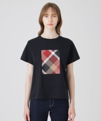 BLUE LABEL CRESTBRIDGE/【一部店舗限定】クレストブリッジチェックプリントTシャツ/508213580