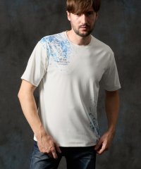 HIDEAWAYS NICOLE/スプラッタープリント半袖Ｔシャツ/508264732