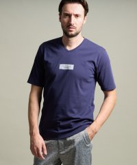 HIDEAWAYS NICOLE/シルケットVネック半袖Ｔシャツ/508264733
